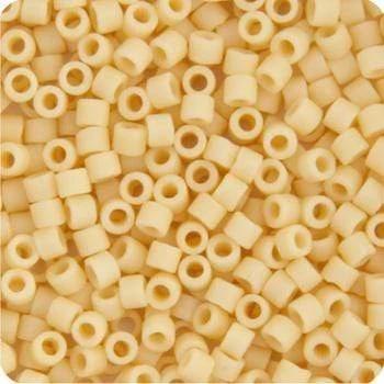 Sundaylace Creations & Bling Delica Beads Delica 11/0 RD Ivory Pear Opaque Matte (1581v)