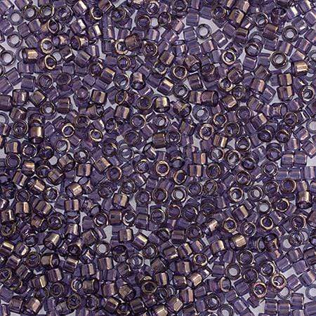 Sundaylace Creations & Bling Delica Beads Delica 11/0 RD Lavender Blue Gold Luster (0117v)