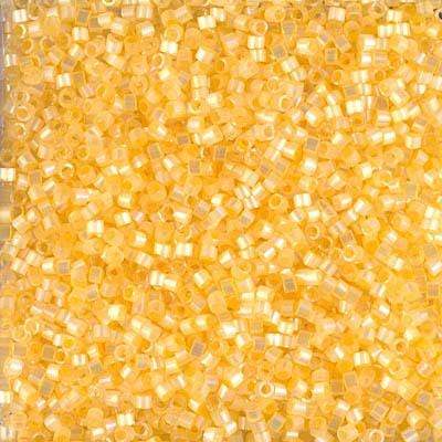 Sundaylace Creations & Bling Delica Beads Delica 11/0 RD Light Apricot AB Silk Inside Dyed (1861v)