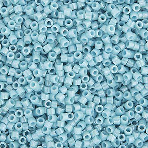 Sundaylace Creations & Bling Delica Beads Delica 11/0 RD Light Aqua Glazed Luster (0217v)