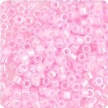 Sundaylace Creations & Bling Delica Beads Delica 11/0 RD Light Crystal Pink Ceylon Lined-Dyed (0244v)