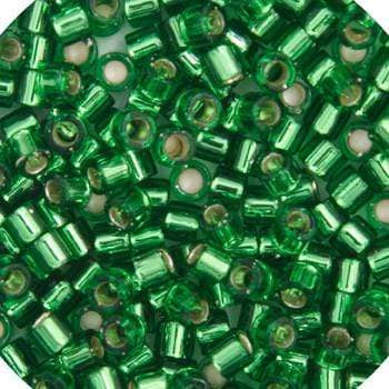 Sundaylace Creations & Bling Delica Beads Delica 11/0 RD Light Green Silver Lined (0046v)