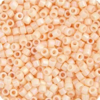 Sundaylace Creations & Bling Delica Beads Delica 11/0 RD Light Peach Opaque AB (1502v)