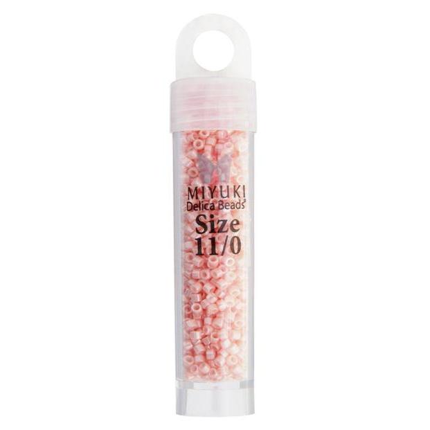 Sundaylace Creations & Bling Delica Beads Delica 11/0 RD Light Salmon Opaque Ceylon (1533v)