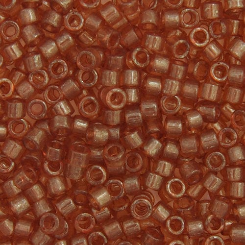 Miyuki Delica Beads Delica 11/0 RD Light Topaz Gold Luster (0121v)