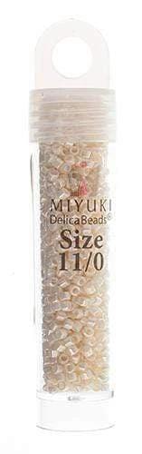 Sundaylace Creations & Bling Delica Beads Delica 11/0 RD Light Yellow Glazed Luster (0203v)