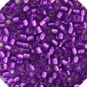 Sundaylace Creations & Bling Delica Beads Delica 11/0 RD Magenta Silver Lined-Dyed (1345v)