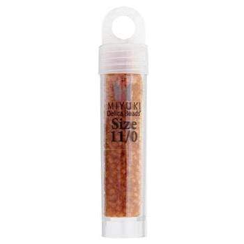 Sundaylace Creations & Bling Delica Beads Delica 11/0 RD Marigold Transparent Matte (1261v)