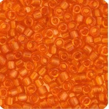 Sundaylace Creations & Bling Delica Beads Delica 11/0 RD Marigold Transparent *Rare* (1101v)