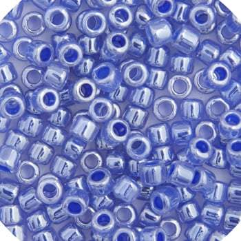Miyuki Delica Beads Delica 11/0 RD Medium Crystal Blue Ceylon Lined-Dyed (0243v)
