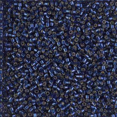 Sundaylace Creations & Bling Delica Beads Delica 11/0 RD Navy Blue Silver lined Dyed Duracoat *Rare* (2191v)