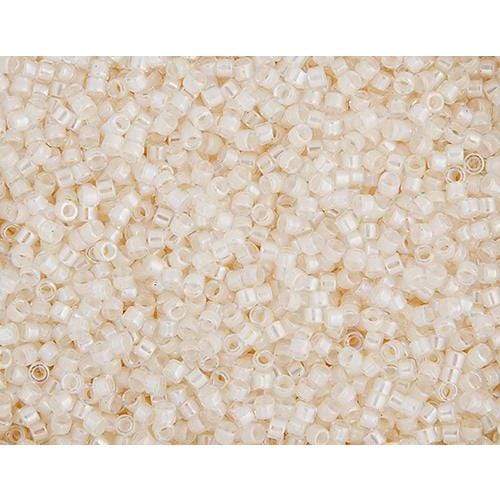 Sundaylace Creations & Bling Delica Beads Delica 11/0 RD Off White AB (0052v)