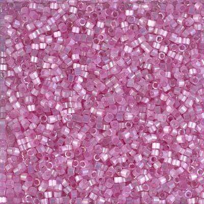 Sundaylace Creations & Bling Delica Beads Delica 11/0 RD Orchid AB Silk Inside Dyed (1866v)