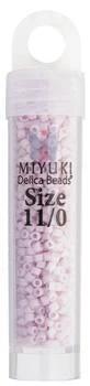 Sundaylace Creations & Bling Delica Beads Delica 11/0 RD Pale Rose Opaque Matte (1514v) *Rare*