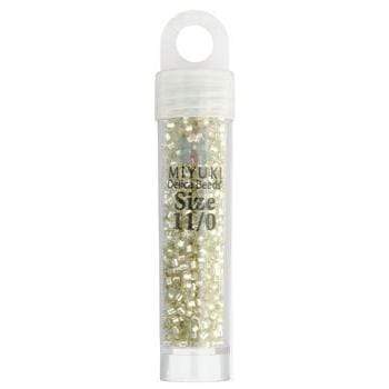 Sundaylace Creations & Bling Delica Beads Delica 11/0 RD Pale Yellow  Silver Lined (1432v) *rare discontinued colour*