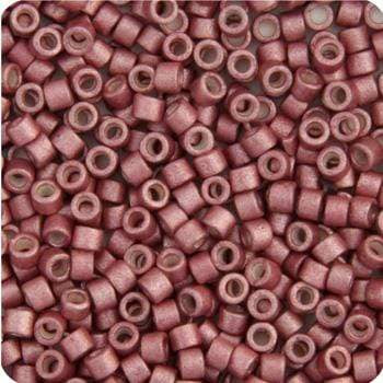 Sundaylace Creations & Bling Delica Beads Delica 11/0 RD Pink Berry Galvanized-Dyed Semi-Matte *discontinued colour* (1157v)