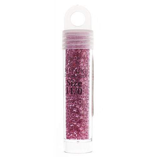 Sundaylace Creations & Bling Delica Beads Delica 11/0 RD Pink Sparkle Crystal Lined (0902v)