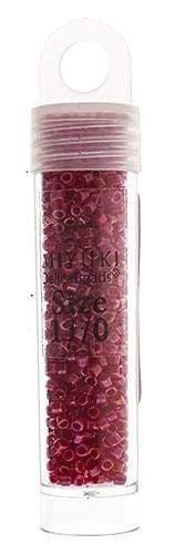 Sundaylace Creations & Bling Delica Beads Delica 11/0 RD Red AB (0214v)