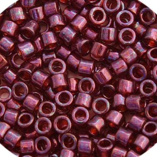 Miyuki Delica Beads Delica 11/0 RD Red Gold Luster (0116v)