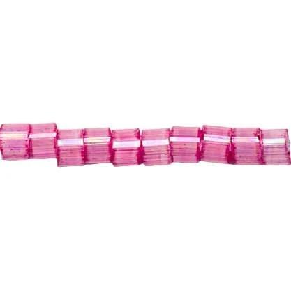 Sundaylace Creations & Bling Delica Beads Delica 11/0 RD Rose AB Silk Inside Dyed (1867v)