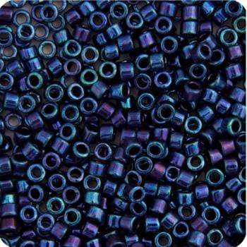 Sundaylace Creations & Bling Delica Beads Delica 11/0 RD Royal Purple AB Metallic Gold Luster (1005v)