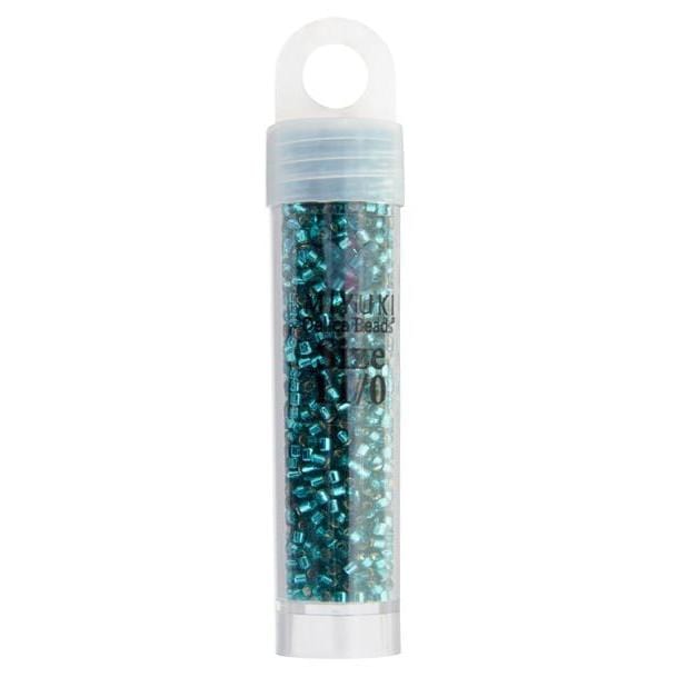 Sundaylace Creations & Bling Delica Beads Delica 11/0 RD Teal Caribbean Silver Lined (1208v)
