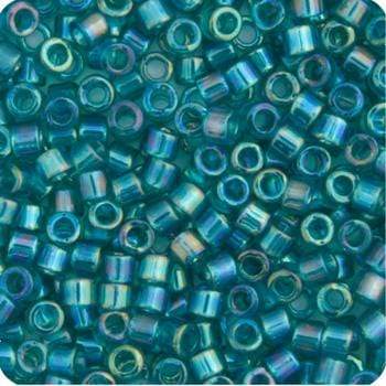 Sundaylace Creations & Bling Delica Beads Delica 11/0 RD Teal Caribbean Transparent AB (1248v)