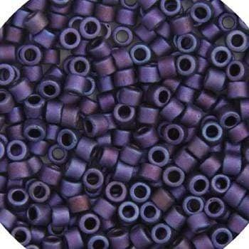 Sundaylace Creations & Bling Delica Beads Delica 11/0 RD Violet AB Matte Metallic Gold Luster (1054v)