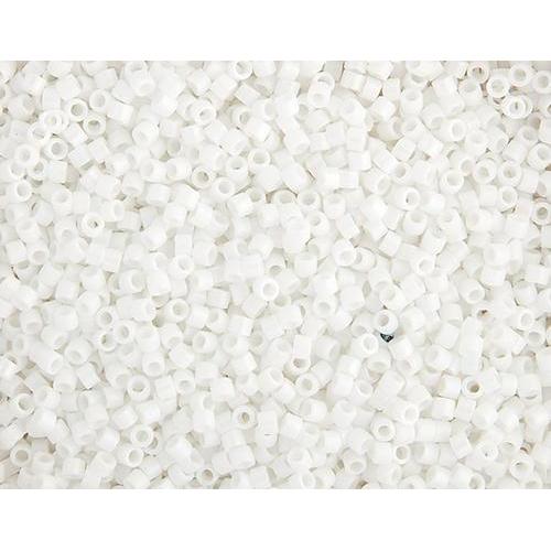 Sundaylace Creations & Bling Delica Beads Delica 11/0 RD White Matte (0351v)