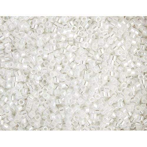 Sundaylace Creations & Bling Delica Beads Delica 11/0 RD White Pearl Luster (0201v)