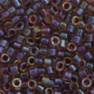 Sundaylace Creations & Bling Delica Beads Delica 11/0 RD Wine AB Lined-Dyed (0061v)