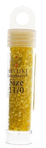Sundaylace Creations & Bling Delica Beads Delica 11/0 RD Yellow AB (0160v)