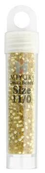 Miyuki Delica Beads Delica 11/0 RD Yellow Green Semi-Matte Dyed *Rare* (0687v)
