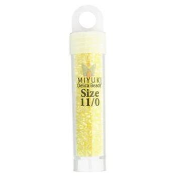 Sundaylace Creations & Bling Delica Beads Delica 11/0 RD Yellow Transparent AB (0171v)