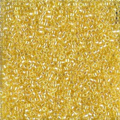 Sundaylace Creations & Bling Delica Beads Delica 11/0 RD Yellow Transparent Luster (1886v)