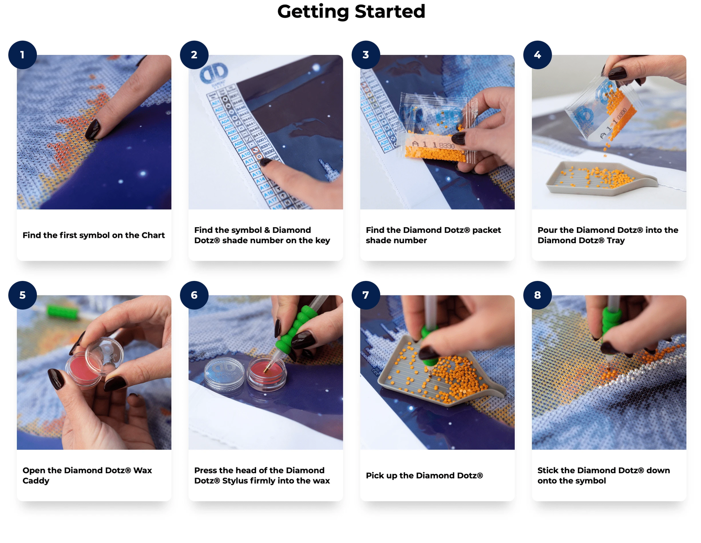 Sundaylace Creations & Bling Diamond Dotz Diamond Dotz -Ever Living Rainbow *Beginner Size*