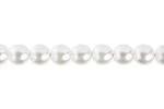 Sundaylace Creations & Bling Pearl Beads GLASS PEARL Round 4mm (120pcs) 20" Strung- Translucent White Pearl