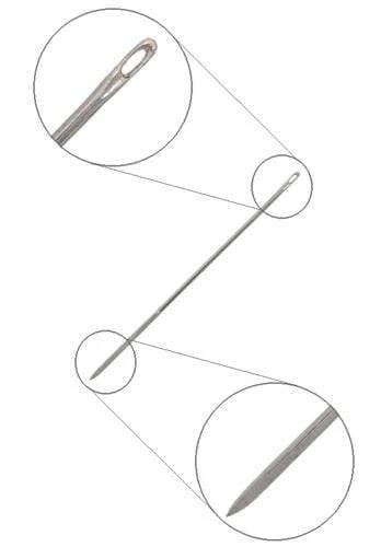 Sundaylace Creations & Bling Needles Glover Needle 6 pcs India Quality Size 3/5/7 *Sample Pack*