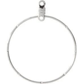 Sundaylace Creations & Bling Basics HOOPS ROUND KNOTCHED for Dreamcatcher designs 30mm *10 pairs