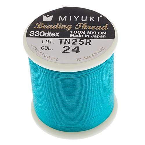 Sundaylace Creations & Bling Basics Teal Miyuki Nylon Beading Thread B (50m Spool)