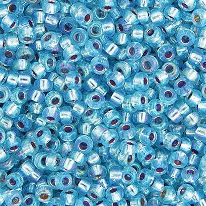 Sundaylace Creations & Bling Miyuki Seed Bead 11/0 Miyuki Seed Bead 11/0 Aqua Silver Lined AB (1018v)