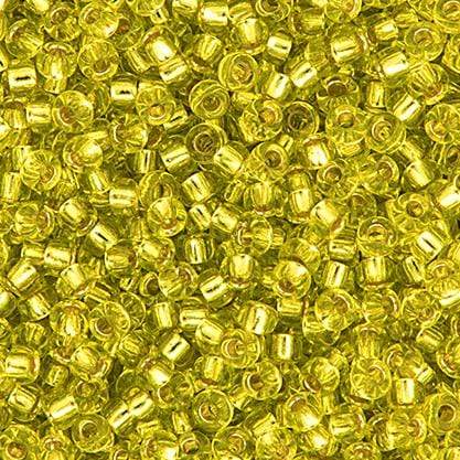 Sundaylace Creations & Bling Miyuki Seed Bead 11/0 Miyuki Seed Bead 11/0 Chartreuse Silver Lined (0014v)