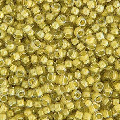 Sundaylace Creations & Bling Miyuki Seed Bead 11/0 Miyuki Seed Bead 11/0 Crystal Light Olivine Lined Luster