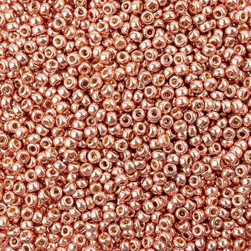 Sundaylace Creations & Bling Miyuki Seed Bead 11/0 Miyuki Seed Bead 11/0 Duracoat Galvanized Bright Copper *Rose Gold Metallic (5103v)