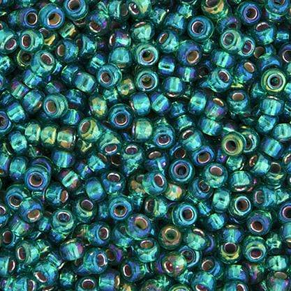 Sundaylace Creations & Bling Miyuki Seed Bead 11/0 Miyuki Seed Bead 11/0 Emerald Silver Lined AB (1017v)