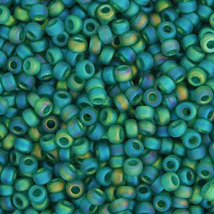Sundaylace Creations & Bling Miyuki Seed Bead 11/0 Miyuki Seed Bead 11/0 Emerald Transparent AB Matte