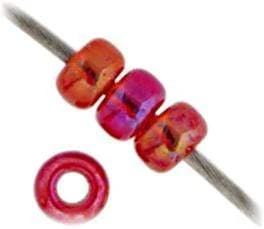 Sundaylace Creations & Bling Miyuki Seed Bead 11/0 Miyuki Seed Bead 11/0 Flame Red Silver Lined AB