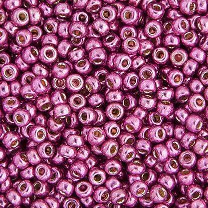 Sundaylace Creations & Bling Miyuki Seed Bead 11/0 Miyuki Seed Bead 11/0 Galvanized Duracoat Hot Pink *Metallic