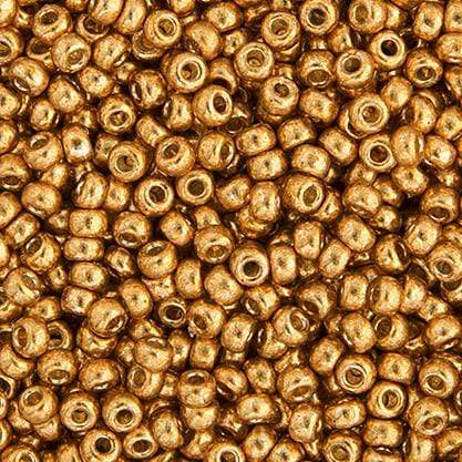 Sundaylace Creations & Bling Miyuki Seed Bead 11/0 Miyuki Seed Bead 11/0 Galvanized Duracoat Yellow-Gold *Metallic*