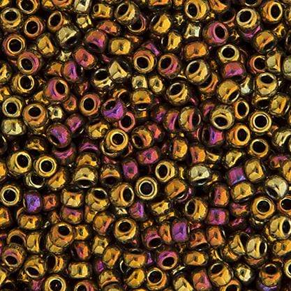 Sundaylace Creations & Bling Miyuki Seed Bead 11/0 Miyuki Seed Bead 11/0 Light Bronze Iris/AB Metallic (0462v)